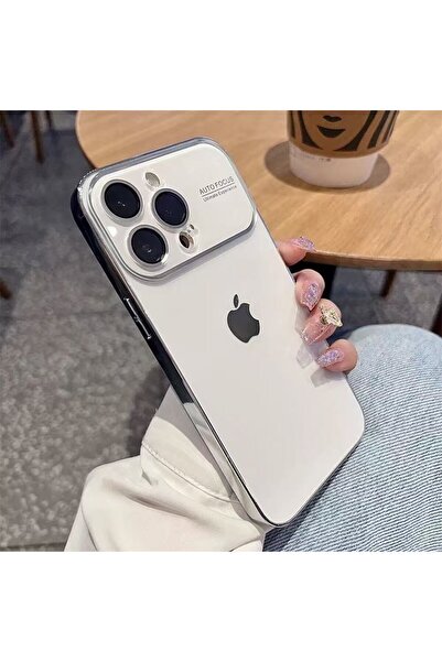 Choice جراب هاتف آيفون 12 برو أبيض عالي الجودة، مصنوع من زجاج مطلي بالكهرباء ...