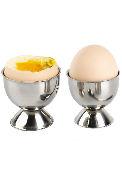 Choice1 طقم مكون من قطعتين من أكواب البيض المصنوعة من الفولاذ المقاوم للصدأ، ...