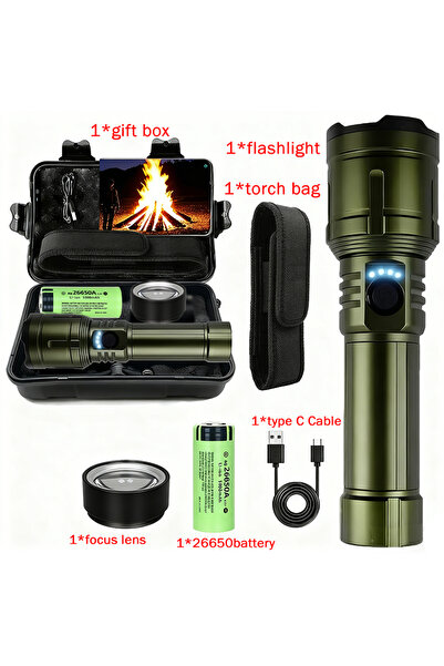 Choice Set A Ultra Powerful Flashlight Concentrating Ignition Flashlight Wate...