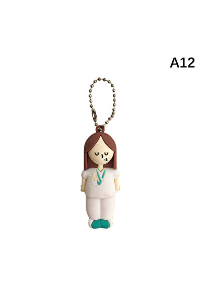 Choice A12 قطعة واحدة فتاحة زجاجات أمبولات PVC سلسلة مفاتيح قاطع على شكل حقنة...