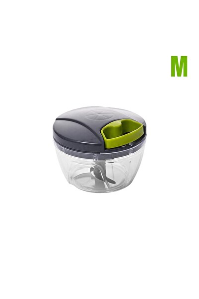 Choice Grey M Multi Meat Mincer Garlic Chopper Onion Cutter Rotate Home Kitch...