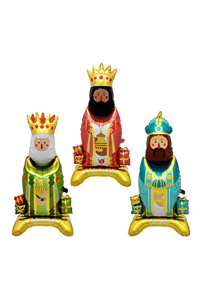 Choice 18inch 3pcs 2026 Cartoon King Aluminium Balloons Birtdhay Party Suppli...