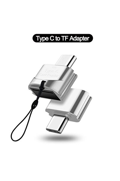 Choice محول STONEGO الفضي من USB 3.0 من النوع C إلى Micro-SD TF، قارئ بطاقات ...