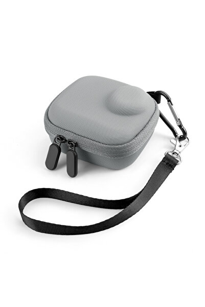 APWIKOGER حقيبة صغيرة محمولة بلون رمادي لحمل كاميرا Insta360 Go Ultra، حقيبة ...