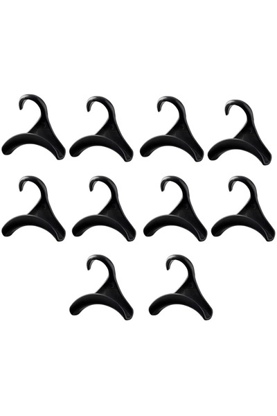 Choice Black-10Pcs 10Pcs Purse Hanger Hooks Bag Rack Holder Handbag Hangers O...