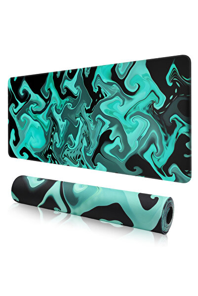 Sumkyle Large Gaming Mouse Pad, Extended Desk Mousepad with Stitched Edges, N...