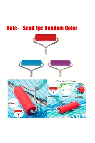 Choice 1pc Random Color 1pc Random Color Metal Roller Pen Heads For Drill Pen...