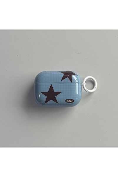 Choice for AirPods Pro Blue Y2K Style Fashion Blue Pink Five-Pointed Star Che...