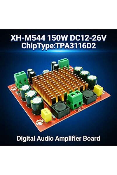Choice XH-M544 Digital Audio Amplifier Board Mono TPA3116DA Digital Power Amp...