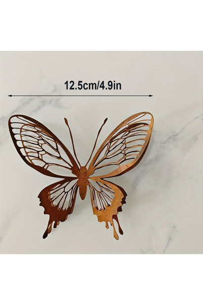 Choice Ty-2Zhd-5558 Metal Butterfly Garden Sculpture - Rustic Outdoor Indoor ...