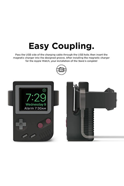 Choice 0823Black Desktop Holder For Watch Ultra Charger Stand Retro Computer ...