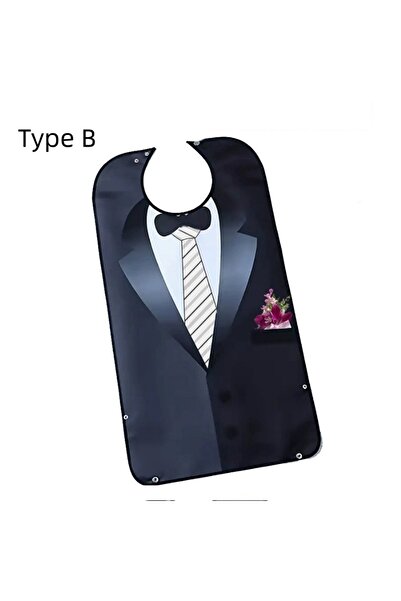 Choice Type B Adult Waterproof Adult Mealtime Bib Cloth Protector Clothes Bib...