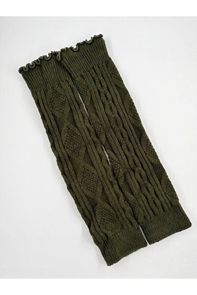 STOCALZE Women's Knitted Leggings Below Knee Knitwear Winter 10 Colors