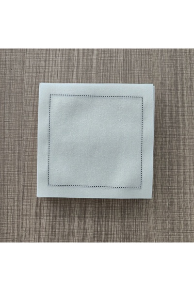 Choice مناديل كوكتيل قطنية بيضاء من ماي دراب بيسكس، 10 قطع لكل لفة، لون كريمي...