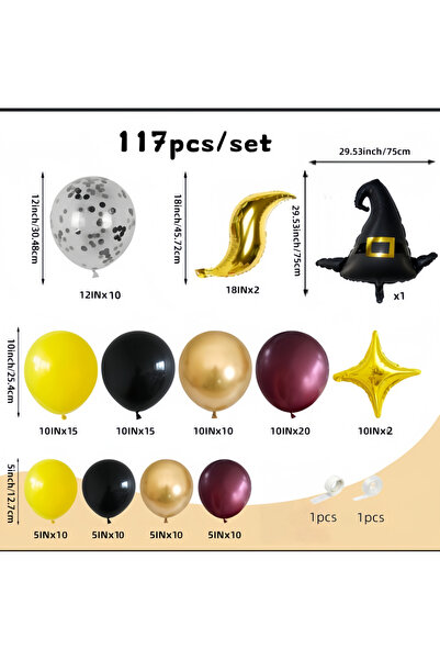 Choice Other As Picture Multicolor 117Pcs Wizard Magic Theme Balloon Arch Set...