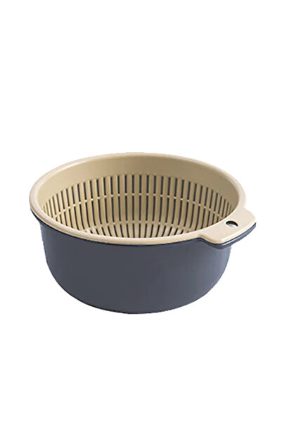 Choice1 سلة تصريف مزدوجة الطبقات للمطبخ L BU 1Ps، وعاء غسيل وتخزين، وعاء فلتر...