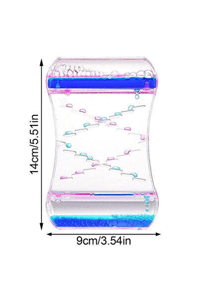 Choice1 ساعة زيت زجاجية حلزونية ملونة مع فقاعات عائمة، لعبة حسية بصرية للأطفال.