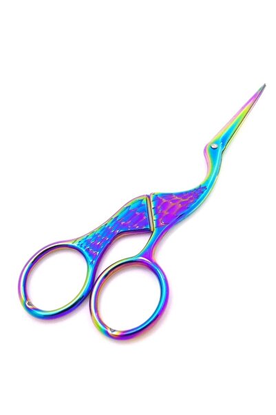 Choice1 multicolor 13cm Vintage Style Stork Crane Scissors Antique Cutter Emb...