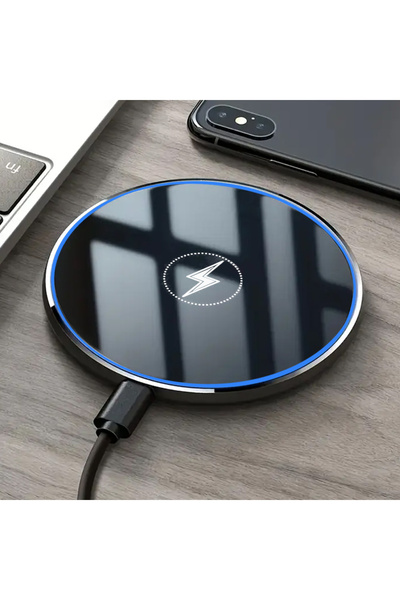 Choice شاحن لاسلكي عالمي أسود اللون مزود بكابل لأجهزة iPhone 17/16/15 Pro Max...