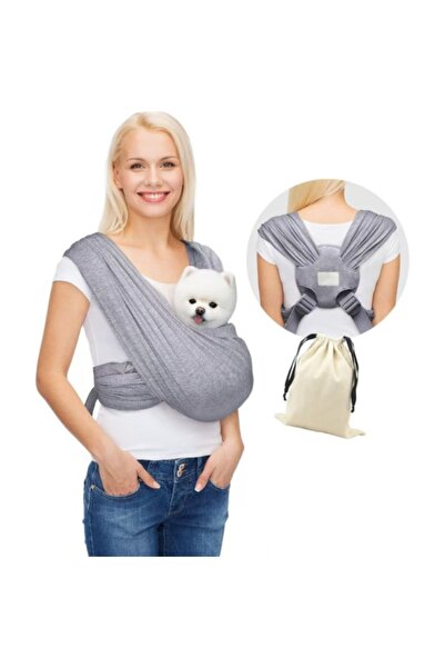 Choice one size Grey Dog Carrier for Small pet Front Facing Carrier Sling Han...