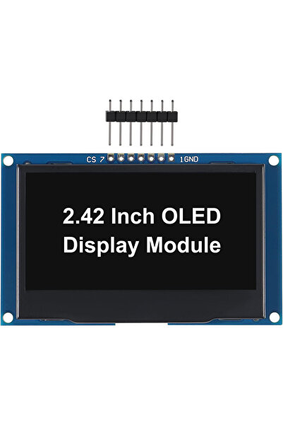 Choice وحدة عرض OLED LCD مقاس 2.42 بوصة بدقة 128×64 بكسل، طراز SSD1309، مزودة...