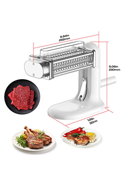 Choice أداة يدوية لتطرية اللحوم، آلة لتطرية اللحوم مزودة بتروس من الفولاذ الم...