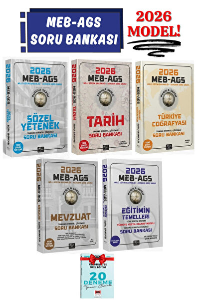 CBA Akademi 2026 MEB-AGS Pusula Serisi Sözel Yetenek+Tarih+Coğrafya+Mevzuat+E...