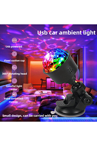 Choice plug in USB Mini LED Stage Disco Light USB Powered Projector Light RGB...