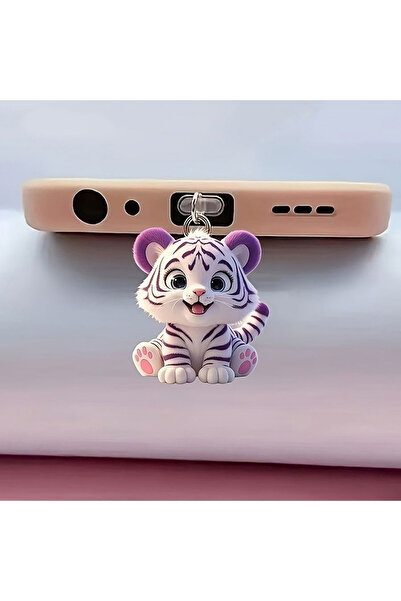 Choice زينة هاتف محمول من النوع C، سدادة غبار، قلادة على شكل قطة أو كلب أو نب...