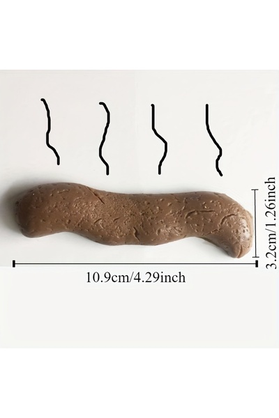 Choice A Realistic floating poop toy - perfect for parties, Halloween, fun an...