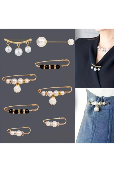 Choice KJ002 Ainameisi - Women's Metal Leak Proof Brooch Korean Fashion 8-Pie...