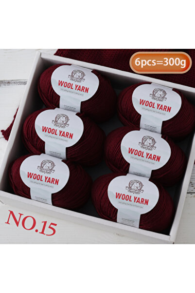 Choice 15 300g Medium-Fine Wool Yarn 212 Medium Thickness Alpaca Wool Yarn Ca...