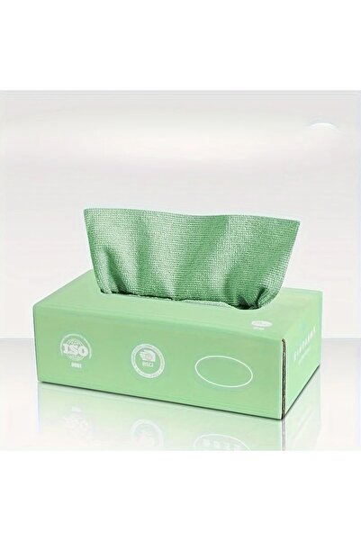 Choice مناشف مطبخ خضراء قابلة للسحب للاستخدام مرة واحدة، 20 قطعة، مصنوعة من ا...