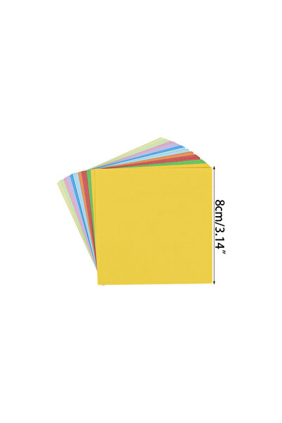 Choice B01 ١٠٠ قطعة من ورق الأوريغامي المربع بأربعة أحجام، قابل للطي على الوج...