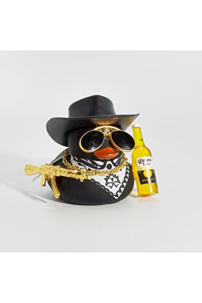 Choice 10 زينة سيارة على شكل بطة راعي بقر لسيارات الجيب، زينة لوحة القيادة عل...