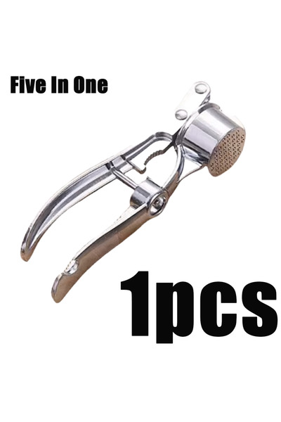 Choice1 1pcs Five In One 1Pc Garlic Press Crusher Mincer Kitchen Gadgets Zinc...