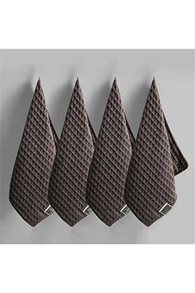 Choice 4pcs 30x30 1/4 Pack Dish Towel CoffeeBar Cleaning Cloth Super Absorben...