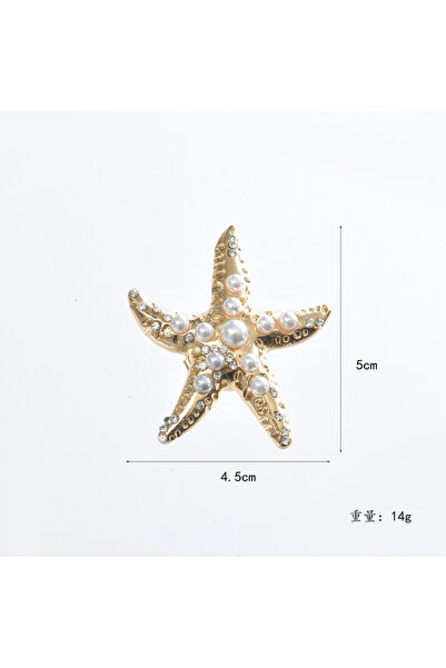 Choice1 أزرار أكمام على شكل صدفة نجم البحر الذهبية، قطعة واحدة من سلسلة إيان،...