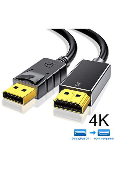 Choice 1Pcs C 4K DisplayPort to HDMI-compatible Adapter Connector DP Male to ...