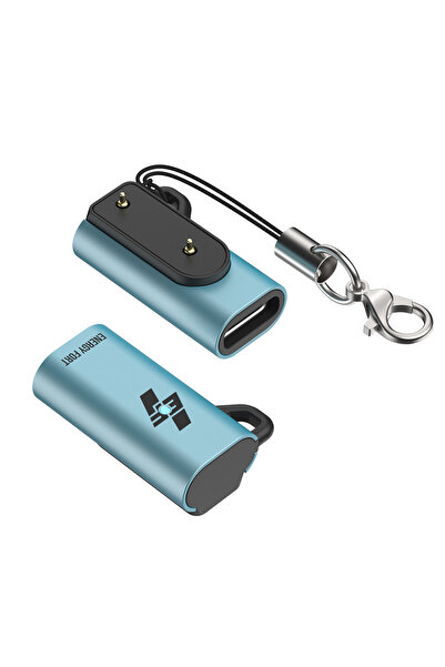 Choice محول شحن من النوع C أزرق عدد 2، محول شاحن ساعة ذكية USB C لساعات Fit3 ...