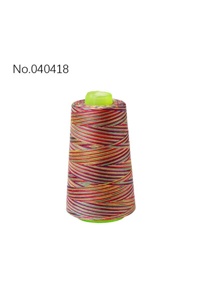 Choice No.040418 Zxiixz 1Pcs 3000 Yards Colorful Rainbow Line 20S/3 High Spee...