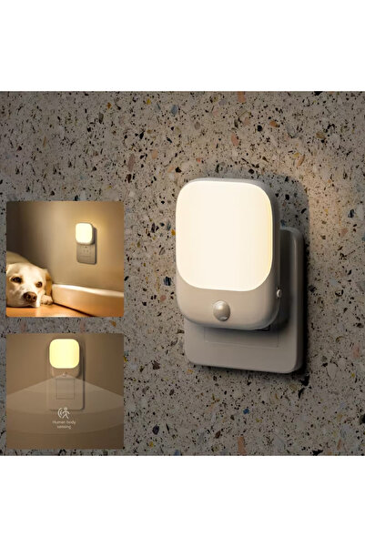 Choice EU 1pc EU Plug 1-Pack Modern LED Night Light with Motion Sensor, 5-Lev...