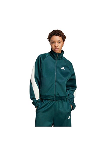 adidas W STADIUM TT سويت شيرت نسائي أخضر اللون JW0528