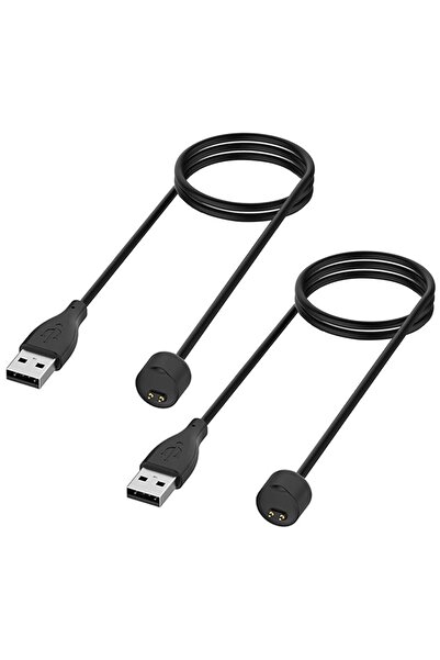 Choice black 2 Pack for Band 5 Mi Band 7/6/5 USB Smart Watch Charger Replacem...