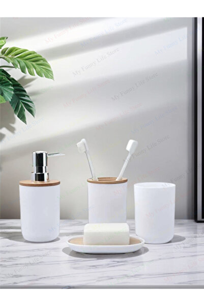 Choice 4PCS-White 1pc Lotion Dispenser/4pcs Black Bathroom Accessories Set,Pl...