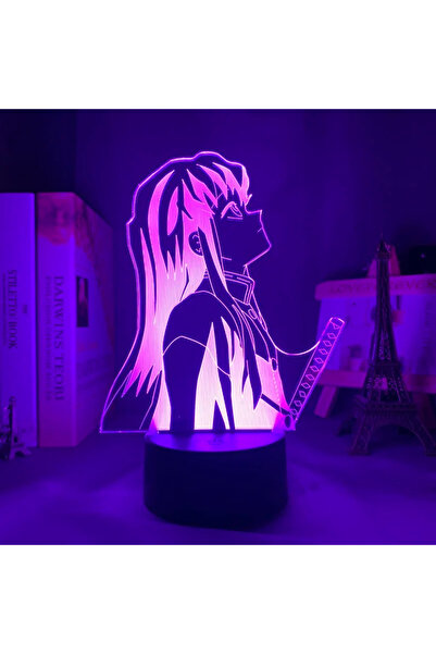 Miniso 7 Color No Remote 06 Manga 3d Light Kimetsu No Yaiba for Bedroom Decor...