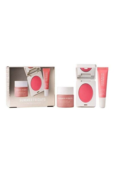 SUMMER FRIDAYS The Dewy Pink Set 25ml – Hydrating Glow Essentials for Radiant...