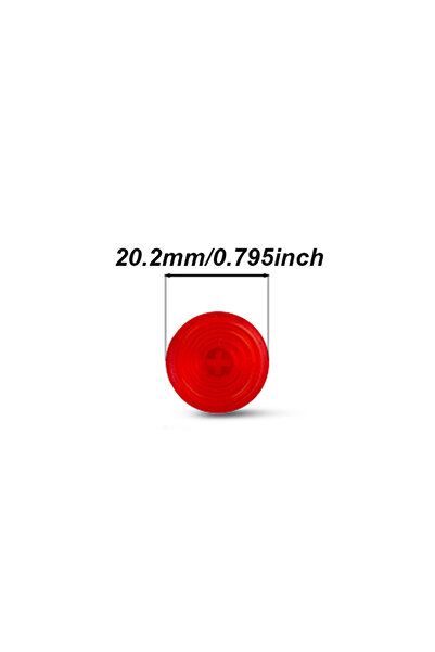 Choice red-20.2mm Replacement Keycap for Hitbox Fighting Box Game Keyboard Ca...