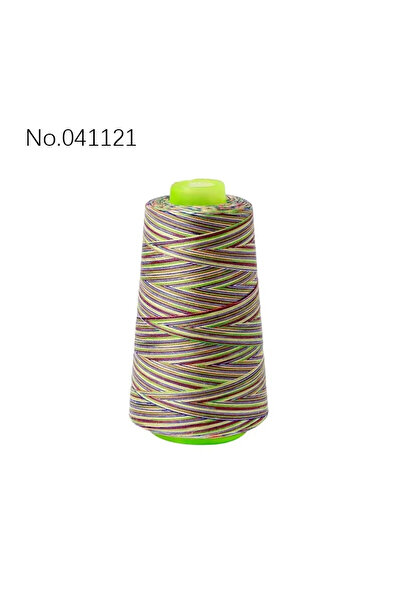 Choice No.041121 Zxiixz 1Pcs 3000 Yards Colorful Rainbow Line 20S/3 High Spee...