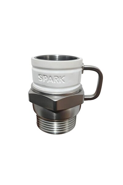 Choice 12 ounces WHITE Spark Plug Coffee Mug Industrial Coffee Cup Mechanics ...